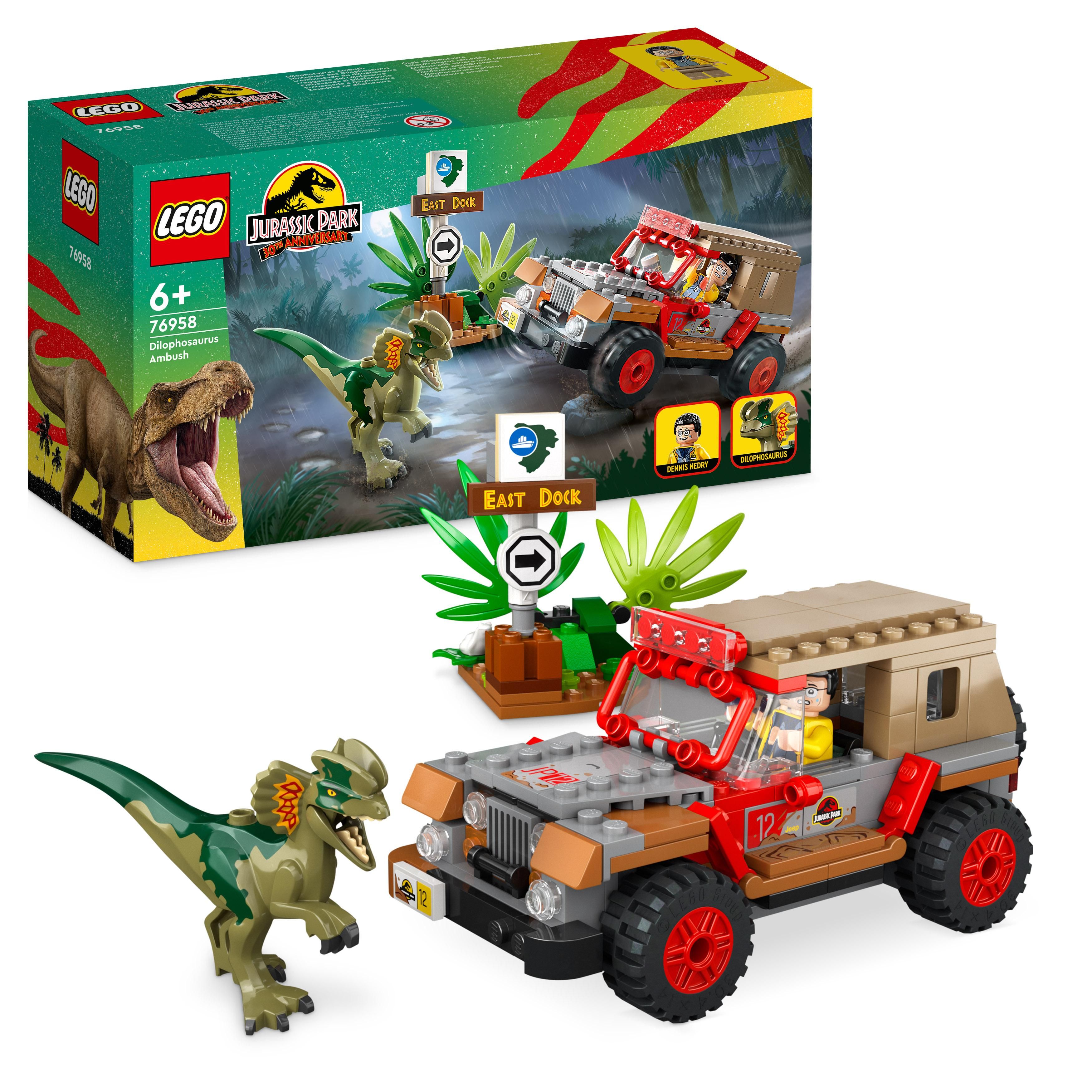 LEGO Jurassic World - Dilophosaurus Ambush (76958) - Leker