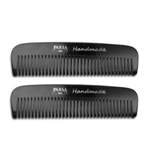 Parsa - Beauty Men Pocket Comb Black x 2