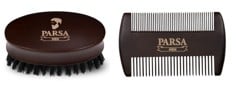 Parsa - Beauty Men Beard Brush + Parsa - Beauty Men Beard Comb