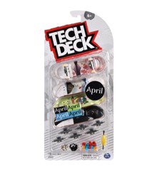 Tech Deck - Finger Skateboard 4 Pack - April (6028815)