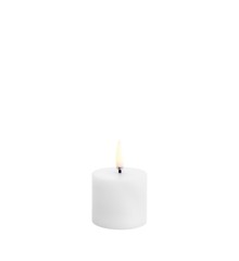 Uyuni - LED pillar candle - Nordic White, 5x4,5 cm (UL-PI-NW0505)