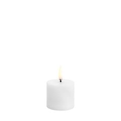 Uyuni - LED pillar candle - Nordic White, 5x4,5 cm (UL-PI-NW0505)