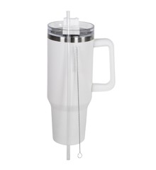 Scandinavian Collection - Thermos with straw 1,2L - White