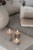 Uyuni - LED pillar melted candle - Sandstone, Smooth - 5x2,8 cm (UL-PI-SAM0503) thumbnail-2