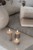Uyuni - LED pillar melted candle - Sandstone, Smooth - 5x7,5 cm (UL-PI-SAM0506) thumbnail-3