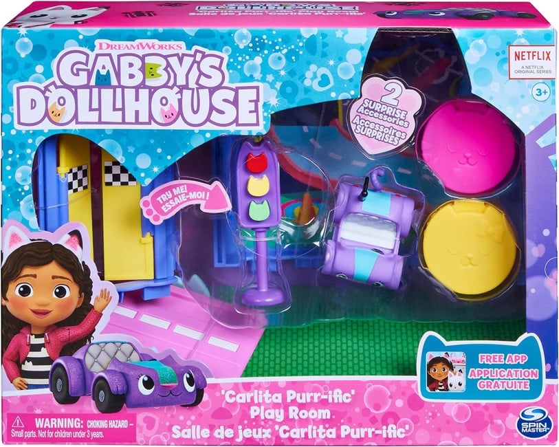 Gabby's Dollhouse - Deluxe rum - Carlita Purr-ific Play Room