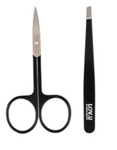 Parsa - LOV.U Nail Scissor Black + Parsa - LOV.U Tweezer Black