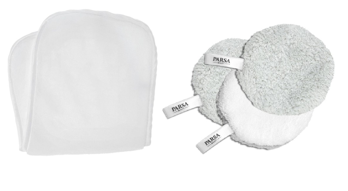 Parsa - Beauty Microfiber Pads + Parsa - Beauty Microfiber Cleaning Cloth