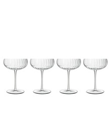 Luigi Bormioli - Optica Cocktailglas/Champagneskål 30 cl, 4 stk