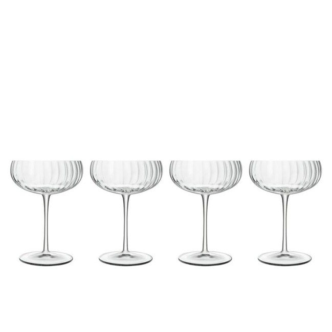 Luigi Bormioli - Optica Cocktailglas/Champagneskål 30 cl, 4 stk