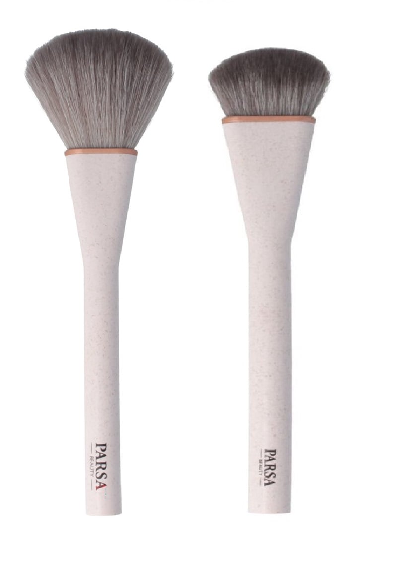 Parsa - Beauty Powder Brush White + Parsa - Beauty Make-up Brush White - Skjønnhet