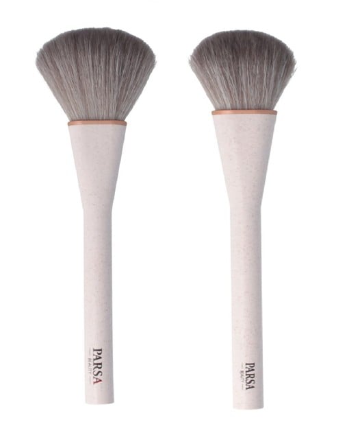 Parsa - Beauty Powder Brush White + Parsa - Beauty Blush Brush White