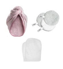 Parsa - Beauty Microfiber Towel Rose + Parsa - Beauty Microfiber Pads + Parsa - Beauty Microfiber Cleaning Cloth