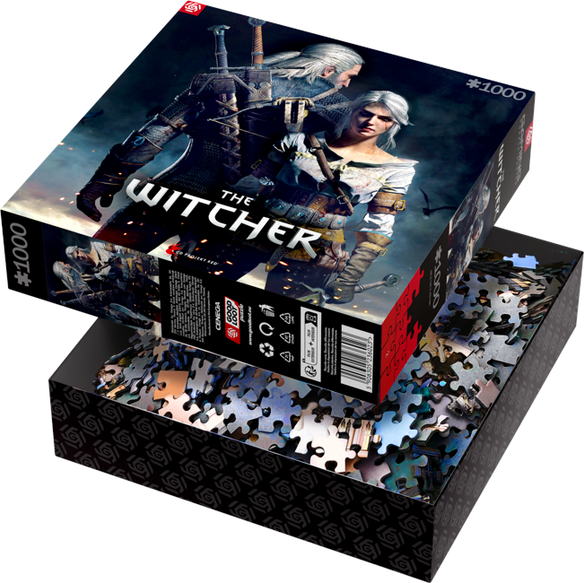 Good Loot - Gaming Puzzle: The Witcher (Wiedźmin): Geralt and Ciri Puzzles - 1000