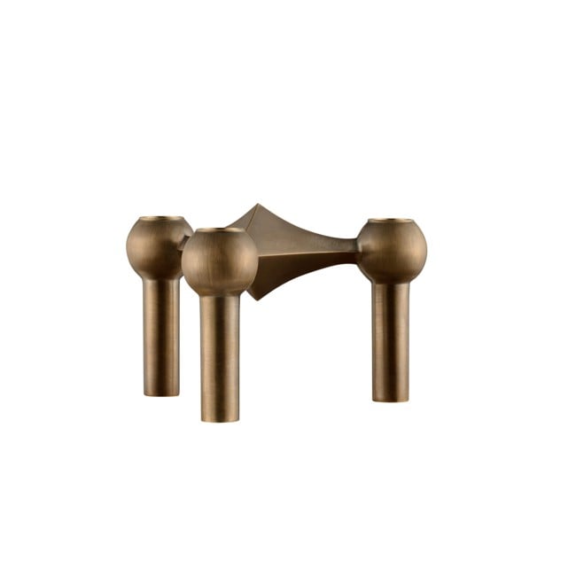 STOFF Nagel - Candle holder - Bronzed Brass