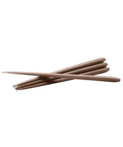 STOFF Nagel - Taper candles by Ester & Erik, 6 pc - Soft brown