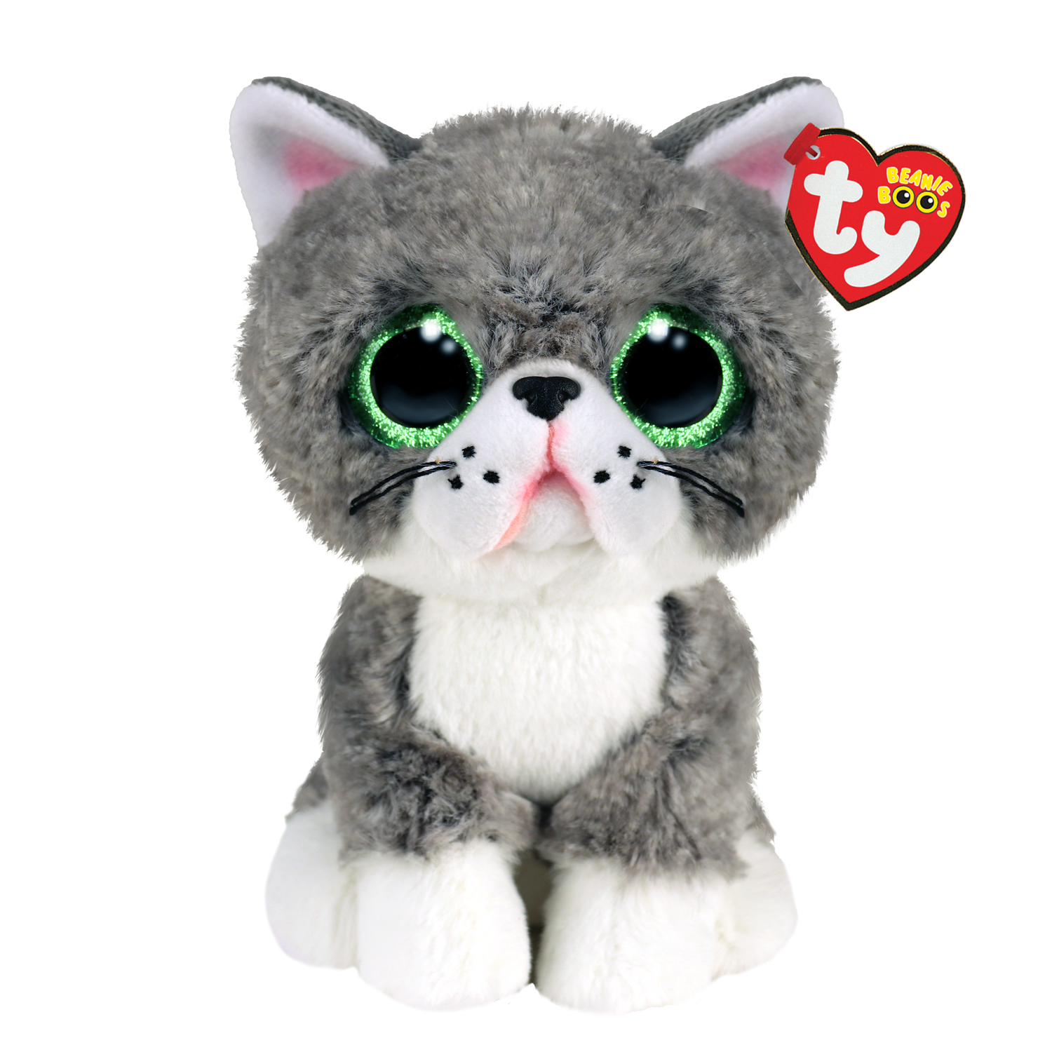 TY Plush - Beanie Boos - Fergus The Grey Cat (Regular) (TY36581) - Leker