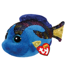 TY Plush - Beanie Boos - Aqua The Blue Fish (Regular) (TY37243)