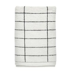 Mette Ditmer - TILE STONE bath towel 70x140 - Black