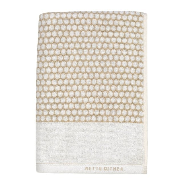 Mette Ditmer - GRID bath towel 70x140 - Sand
