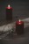Uyuni - LED pillar candle - Carmine red, Rustic - 7,8x10 cm (UL-PI-CR-C78010) thumbnail-2
