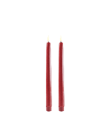 Uyuni - LED krone lys 2-pak - Carmine red, Smooth - 2,3x25 cm