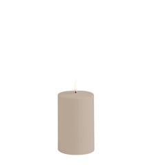 Uyuni - Outdoor LED pillar candle - Sandstone - 7,8x12,7 cm (UL-OU-SA78013)