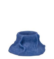 Mette Ditmer - ART PIECE lava candleholder - Cobalt