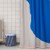 Mette Ditmer - NOVA ARTE shower curtain - Light grey / Cobalt thumbnail-2