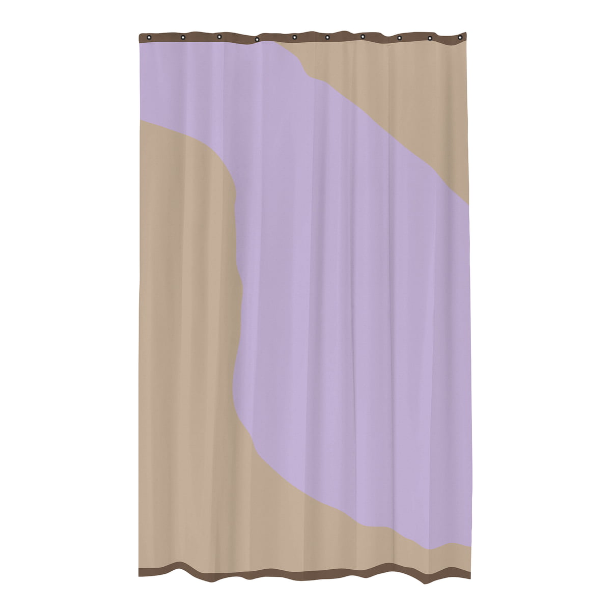 Mette Ditmer - NOVA ARTE shower curtain - Sand / Lilac