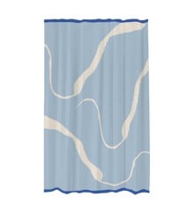 Mette Ditmer - NOVA ARTE shower curtain - Light blue / Off-white