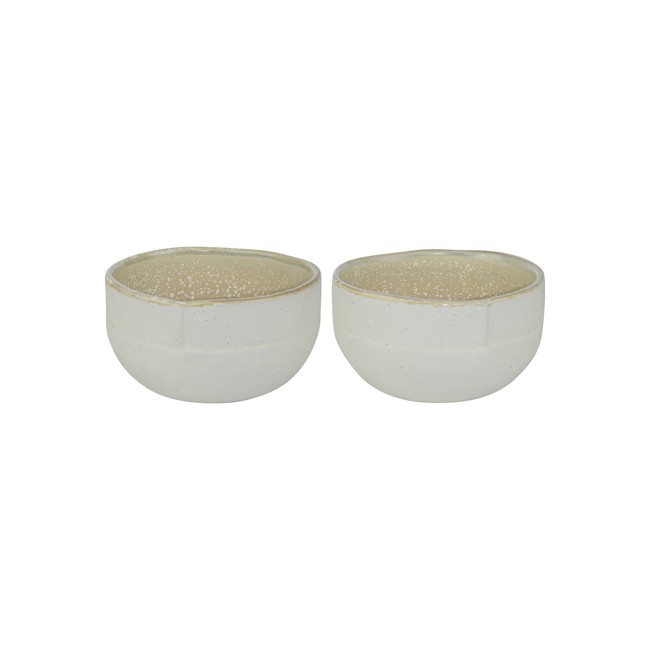 Mette Ditmer - SAND GRAIN bowl small, 2-pack - Straw