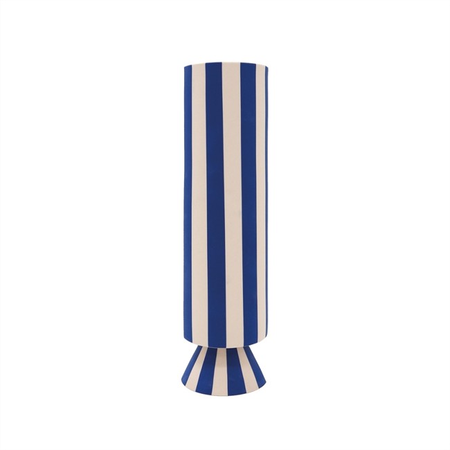 OYOY Living - Toppu Vase - High - Optic blue (L301284)