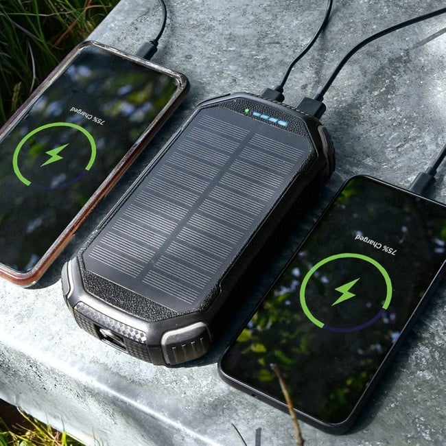 QI Solar Powerbank 20.000 MAH