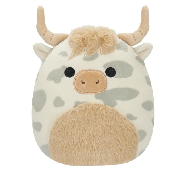 Squishmallows - 19 cm Plush P17 - Borsa the Grey Spotted Highland Cow