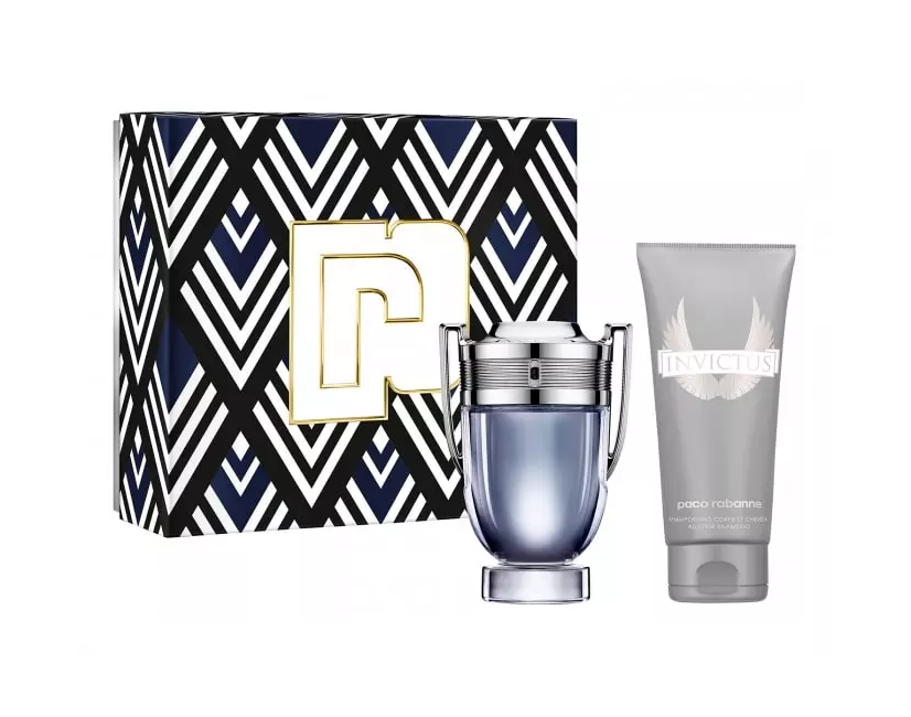 Paco Rabanne - Invictus EDT 100 ml + All Over Shampoo 100 ml - Giftset