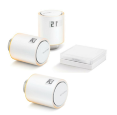 zz Netatmo - Starter Smart Radiator 2-Pack + Additional Smart Radiator Valve (1 Pcs) - Bundle