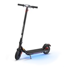 Sharp - El-scooter med LED-lys fodplade - Sort