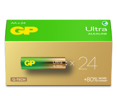 GP - 15A LR06 AA Powercase (24-Pack) - High-Performance Alkaline Batteries