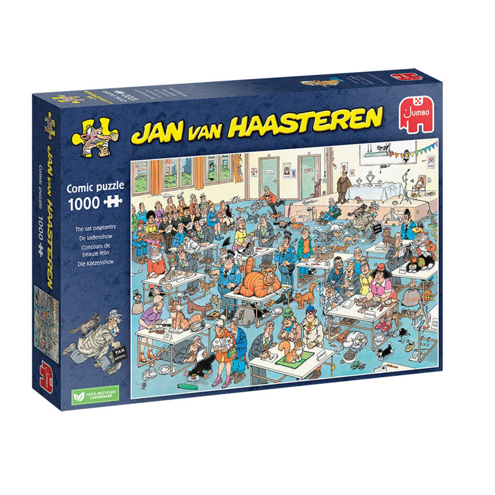 Jan van Haasteren - Cat Show (1000 pieces) (JUM00032) - Leker