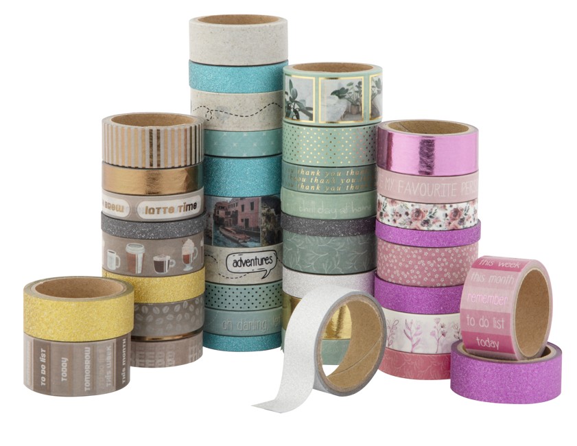 Craft ID - Washi tape 3m (40 pcs) (CR3000/GE)