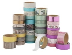 Craft ID - Washi tape 3m (40 stk)