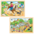 GOKI - Pony farm &  Visit at the zoo, Puzzle - 2 x 24 pieces (1240272/1240280) thumbnail-1
