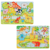 GOKI - Farm animals  & African baby animals, Lift-out puzzle (1240193/1240209) thumbnail-1