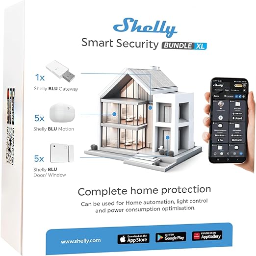 Shelly - Shelly Smart Security Bundle XL - Bundle - Elektronikk