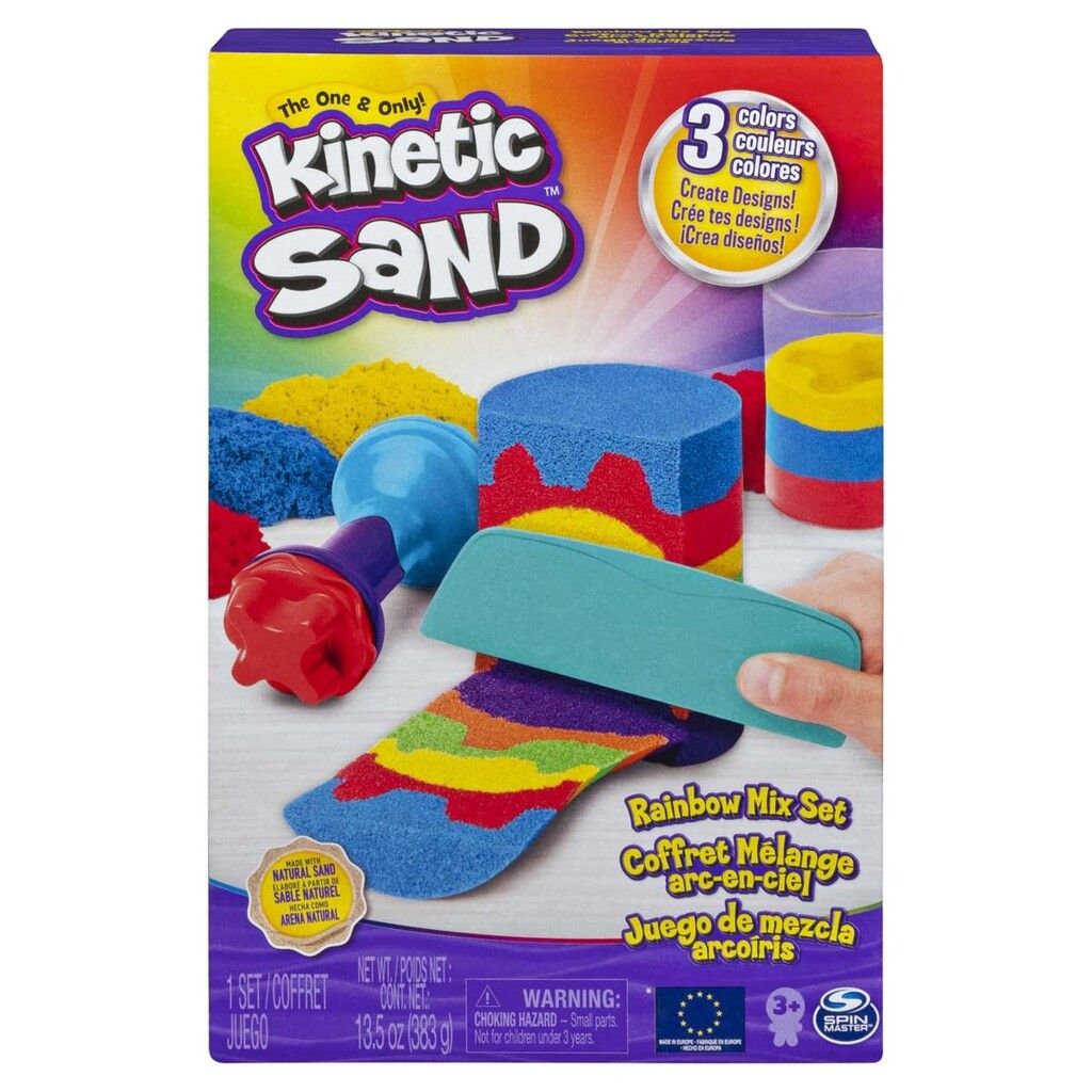 Kinetic Sand - Rainbow Mix Set (6053691) - Leker