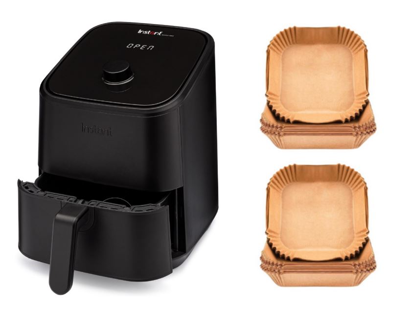 Køb zz Instant - Vortex Mini Black 2 L 1400W Airfryer & 2x Scandinavian ...