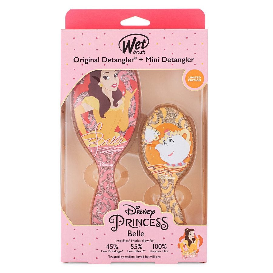Wet Brush - Disney Princess Kit Original Detangler + Mini Brush Belle - Skjønnhet