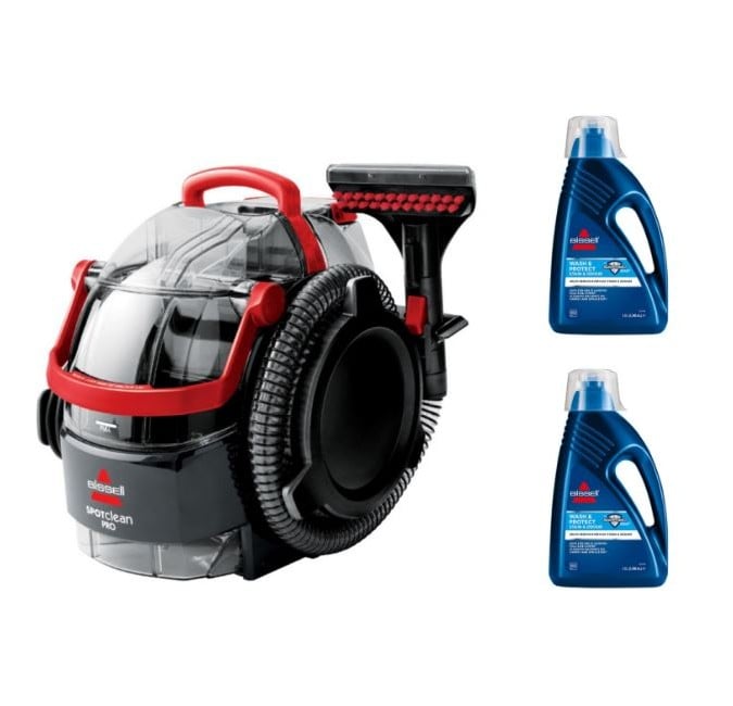 Bissell Spot Cleaner Professional & 2x Bissell Wash & Protect - Bundle