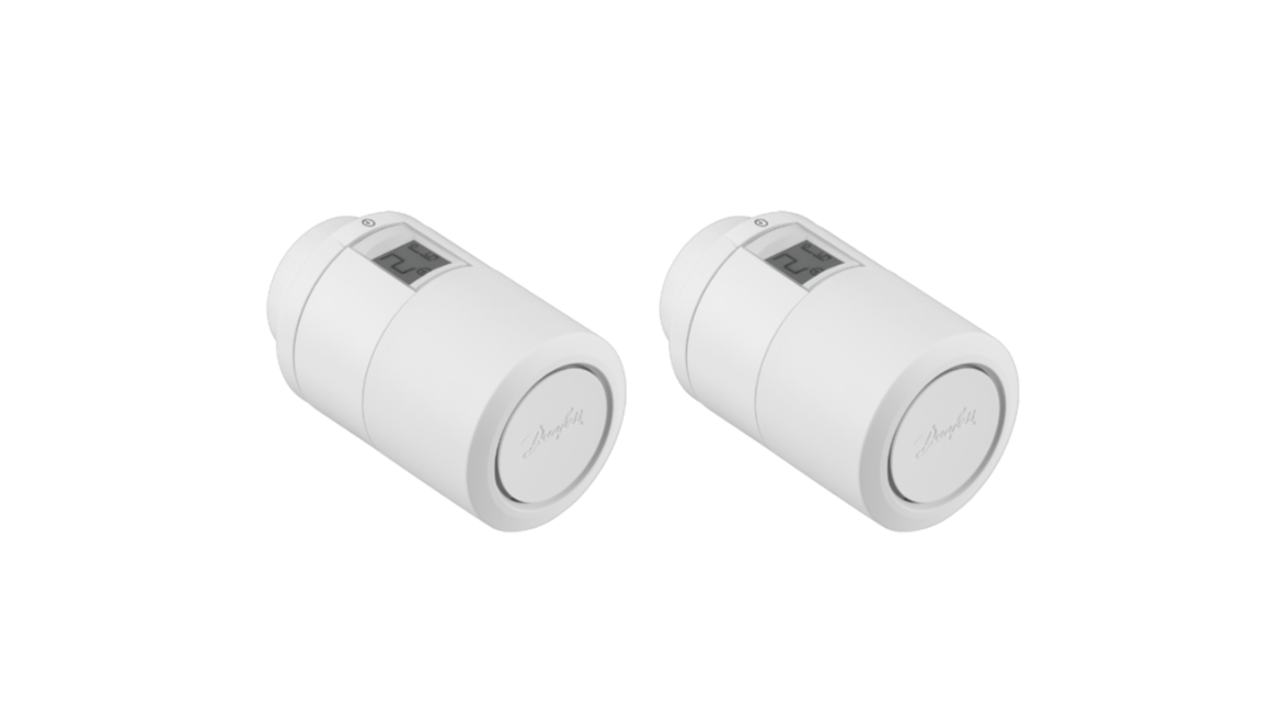 Danfoss - 2x Thermostat Eco Bluetooth - Bundle